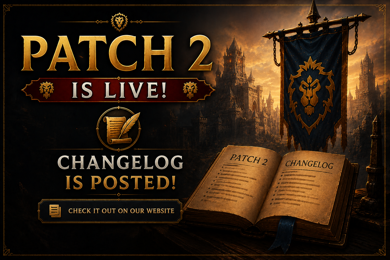 Patch 2 is now live